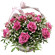 букет из розовых роз с гипсофилой