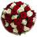 букет из красных и белых роз. Баку